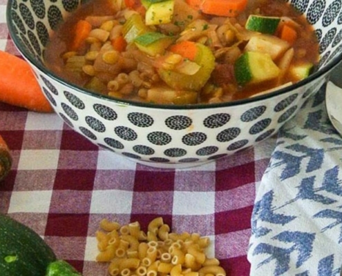kidsproof vegetarisch koken voor doordeweeks minestronesoep