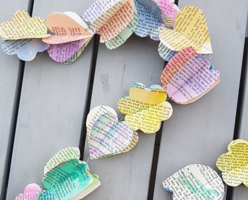 vrolijke lenteslinger diy DIY vrolijke lenteslinger