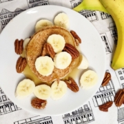 Luchtige-bananenpannenkoekjes-header-duurzamekeuzes-1 Luchtige bananenpannenkoekjes van bruine bananen zijn het lekkerste