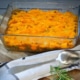 vegetarische cottage pie met pompoen en linzen