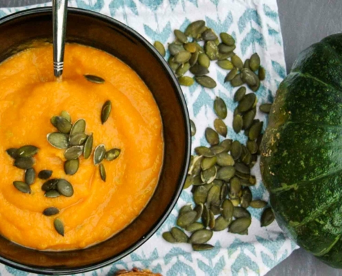 heerlijk zoete kruidige pompoensoep