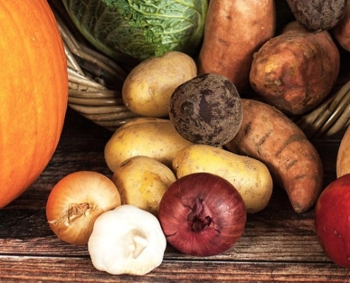 vegetarische recepten met seizoensgroenten in januari