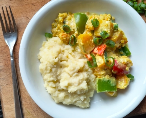 vegetarische recepten met seizoensgroenten januari pompoenstoof