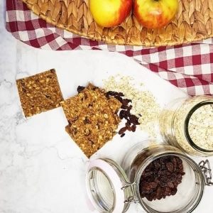Gezonde schoolkoek met haver en appel recept