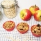 havermout muffins met appel en rozijnen