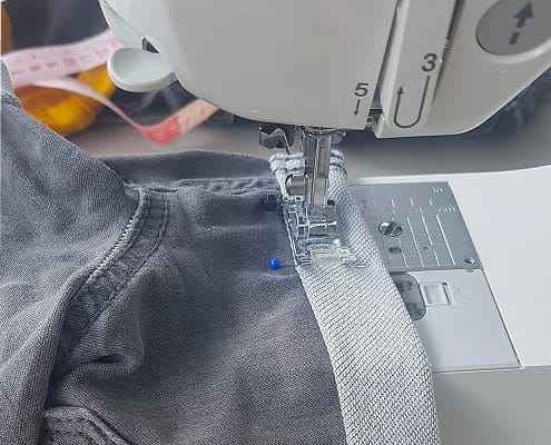 korte broek in 10 minuten stap 4