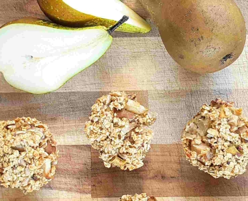 super-snelle-peer-havermoutmuffins-header snelle havermoutmuffins met peer gezond ontbijt