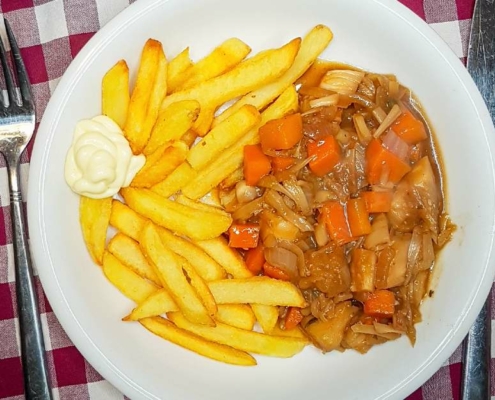 Vegetarische recepten met seizoensgroenten in december: stoofvlees