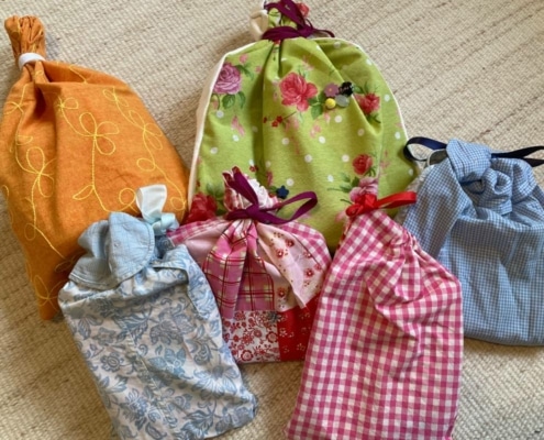 10 manieren om oude kleding te gebruiken kadozakjes