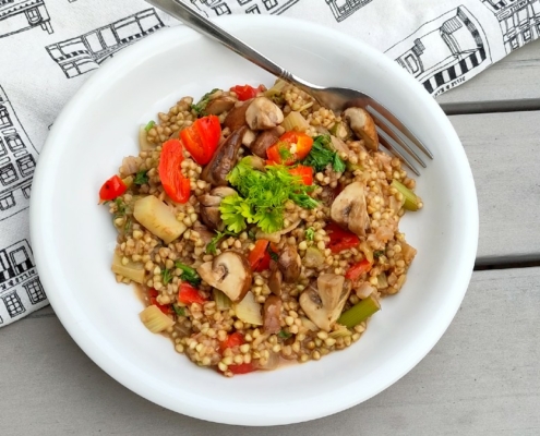 Vegetarische recepten met seizoensgroenten in augustus