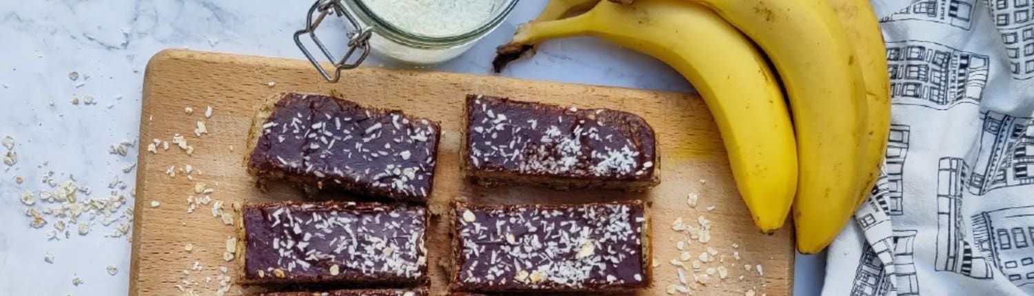 bananen ontbijtrepen met chocolade header