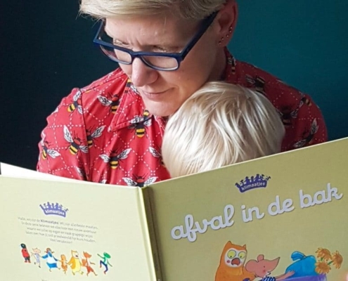 Kinderboek Afval in de bak