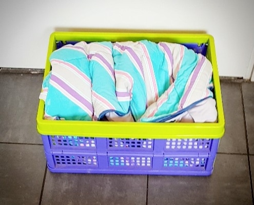 Gas besparen met een zelfgemaakte hooimadam