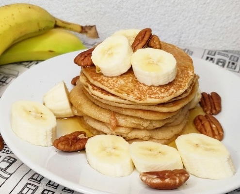 Luchtige bananenpannenkoekjes