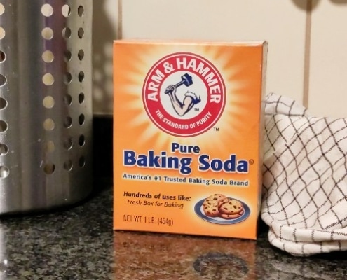 Schoonmaken met baking soda in de keuken