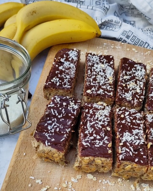 Bananen ontbijtrepen met chocolade