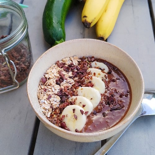 choco-smoothiebowl-duurzamekeuzes-500x500 heerlijke smoothiebowl die je morgen wil eten choco smoothiebowl