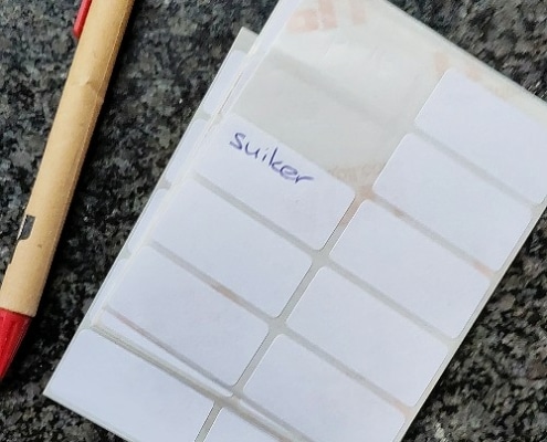 Orden en label je voorraad