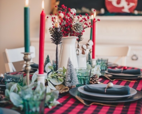 Zo dek je een feestelijke én duurzame kersttafel