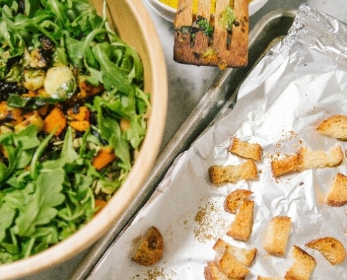 Croutons maak je van oud brood