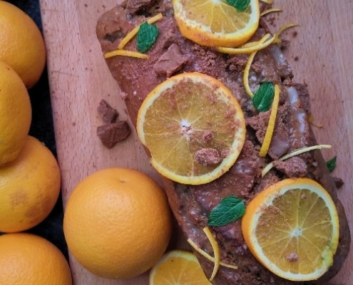 Heerlijke kruidige sinaasappel cake