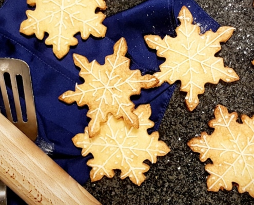 Plantaardige zandkoekjes