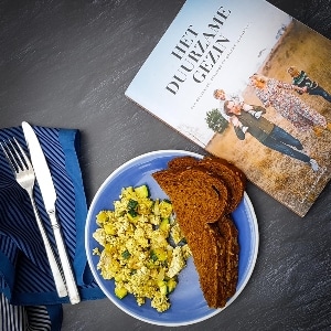 scrambled tofu uit Het duurzame gezin