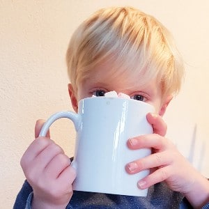 Het testpanel test plantaardige warme chocolademelk