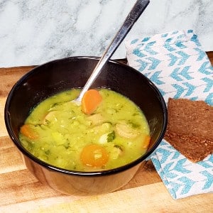 Vegetarische erwtensoep