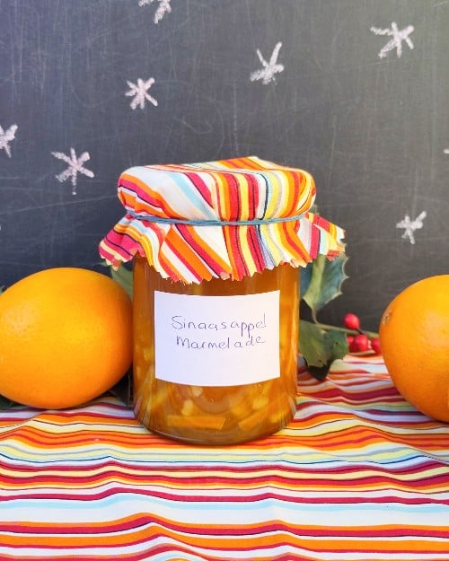 Zelfgemaakte sinaasappel marmelade