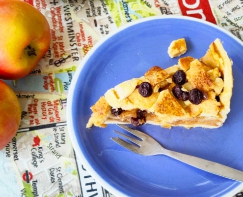 de lekkerste plantaardige appeltaart punt