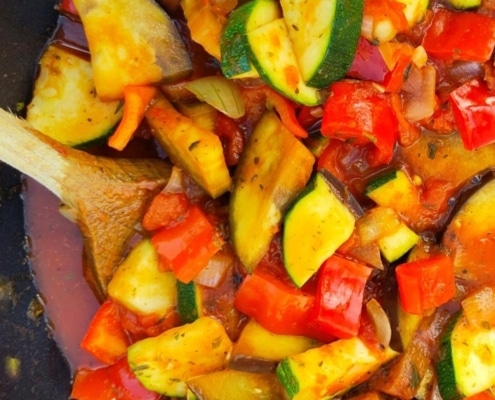 vegetarische recepten seizoensgroente september ratatouille
