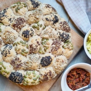 Heerlijke plantaardige deelbroodjes