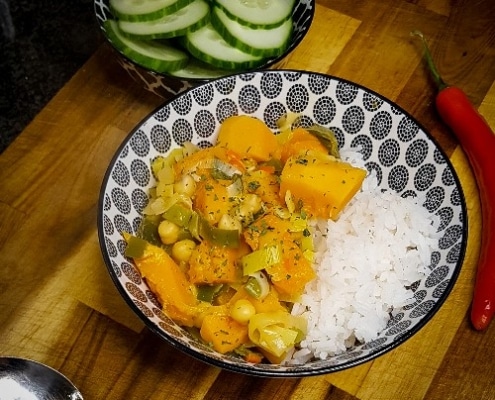 duurzame recepten voor beginners pompoencurry