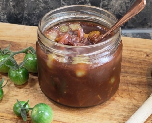 pittige groene tomaten chutney recept