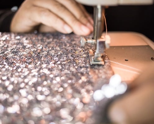 Glitter en pailletten kleding