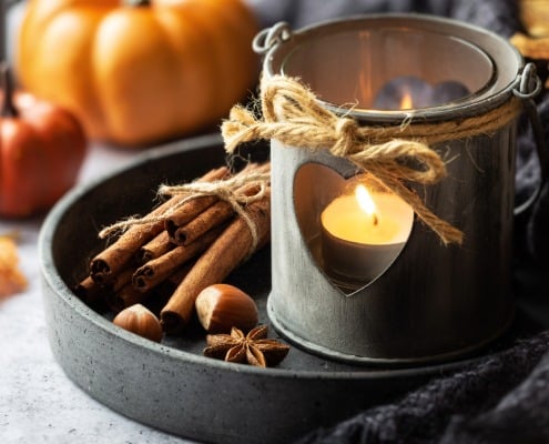 natuurlijk herfst decoratie