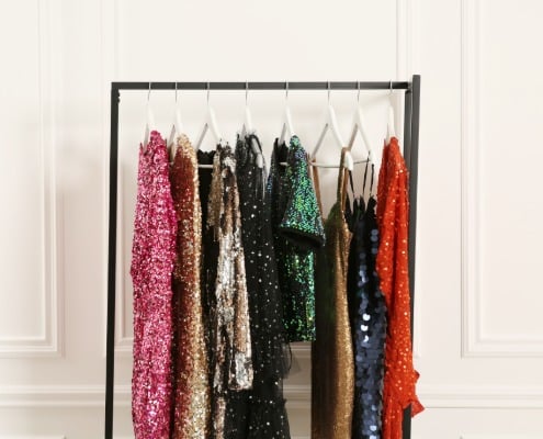 pailetten en glitter kleding milieu