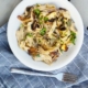 vegetarisch recept pasta paddestoelen