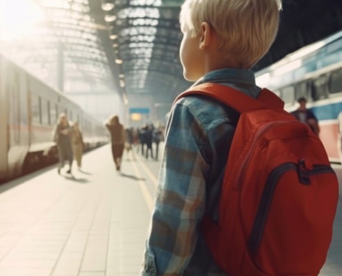 vakantie met de trein met kinderen
