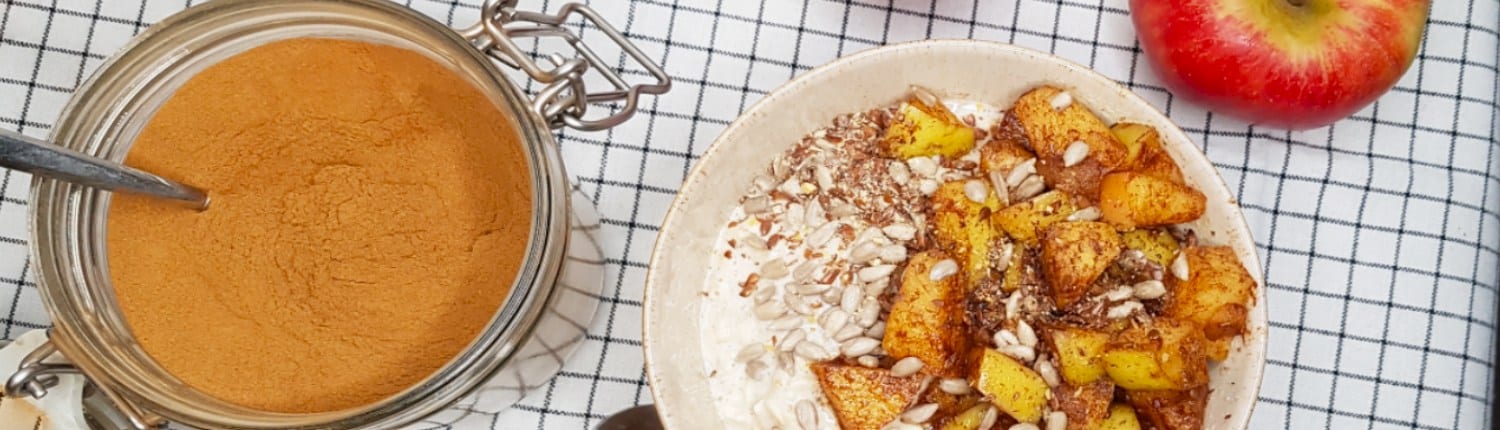 overnight oats met appel en kaneel