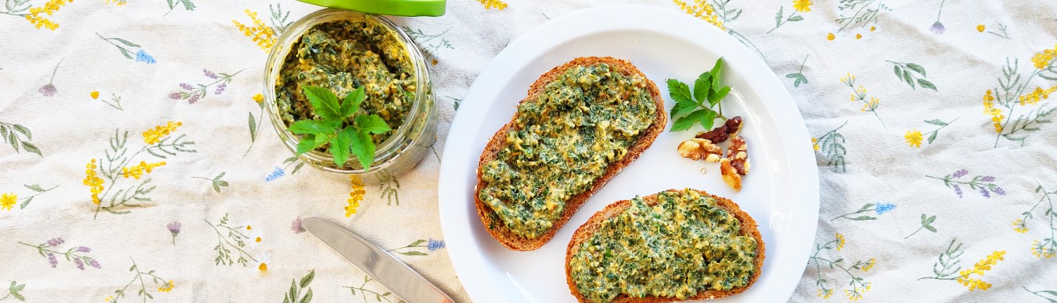 recept zevenblad pesto spread