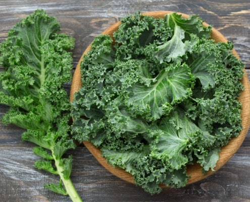 blauwe bessen smoothie met boerenkool