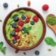 matcha smoothiebowl met kokos recept