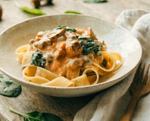 pasta stroganoff snelle plantaardige recepten