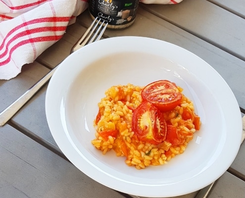 recepten met tomaat risotto