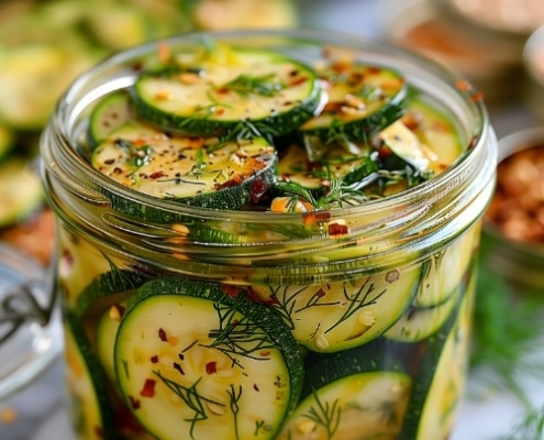 zoetzure courgette bewaren