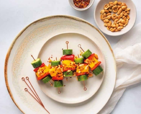 spicy mango spiesjes